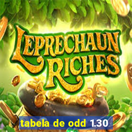 tabela de odd 1.30